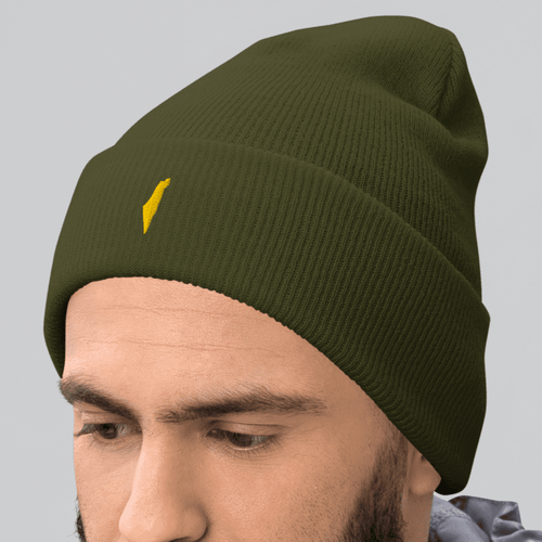 Beanie, knit hat, winter hat, cap, ski-hat, men's beanie, women's beanie, cotton beanie, ribbed beanie, isarel beanie, zionist beanie, palestine beanie, jewish beanie, israel map beanie, israel map, warm beanie, winter hat, winter beanie