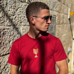 Big Menorah Tee