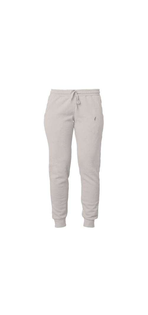Jewish women white sweatpants, Israel emblem sweatpants