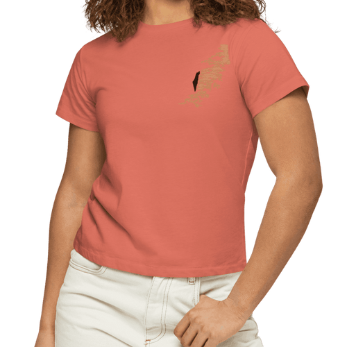 Israel shirt, Israel tee, Israel t-shirt, mayim Bailik, debra messing, montana tucker, lizzy savetsky, mariah carey, israeli women, jewish women, women in the IDF, jewess, jewish princess, gal gadot, essential tee, womens clothing, israeli clothing, jewish clothing