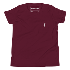 Childrens maroon israel shirt