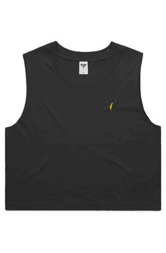 Israel emblem sleeveless crop top