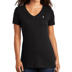 Womens v-neck, womens shirt, womens v-neck, womens top, gift for jewish woman, black, white, t-shirt, womens t-shirt