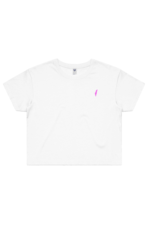 Cropped tee, crop top, short tee, cut off t-shirt, cropped t-shirt, short top, womens top, girls top, womens cropped tee, graphic cropped tee, israel cropped tee, israel crop top, jewish cropped tee, jewish crop top, zionist crop top, short sleeve crop top, basic crop top