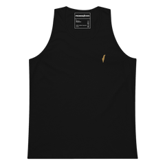 Black, gold ,sleeveless, vest, mens essentials, brand, luxury, summer, beach, miami, LA, Tel-Aviv, Florida