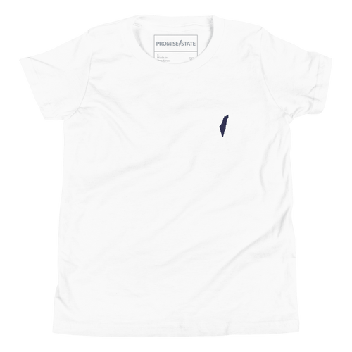 israel tee, white jewish kids tee