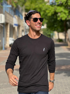 Classic Long-Sleeve Black/White