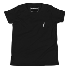 Kids Israel tee, black, youth t-shirt