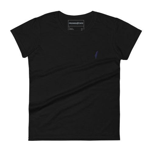 Classic Short Sleeve, White/Black - Promise State